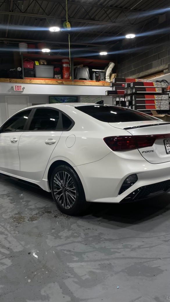 Car window tinting or car window tint