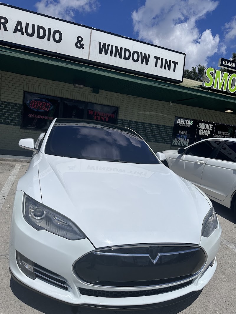 Car window tinting or car window tint