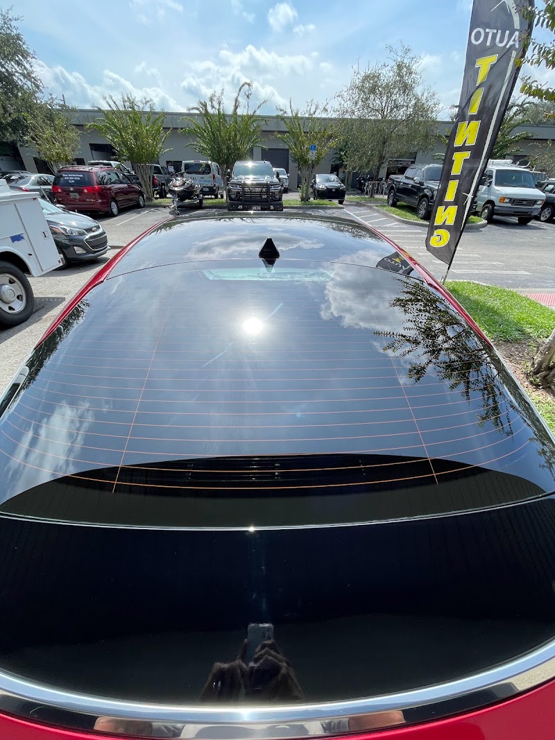 Car window tinting or car window tint