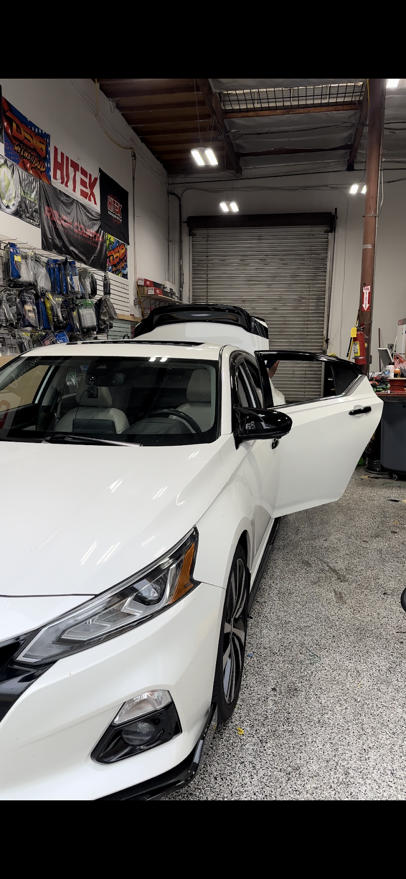 Car window tinting or car window tint