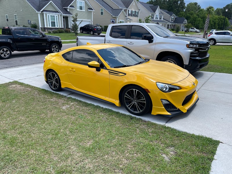 Car window tinting or car window tint