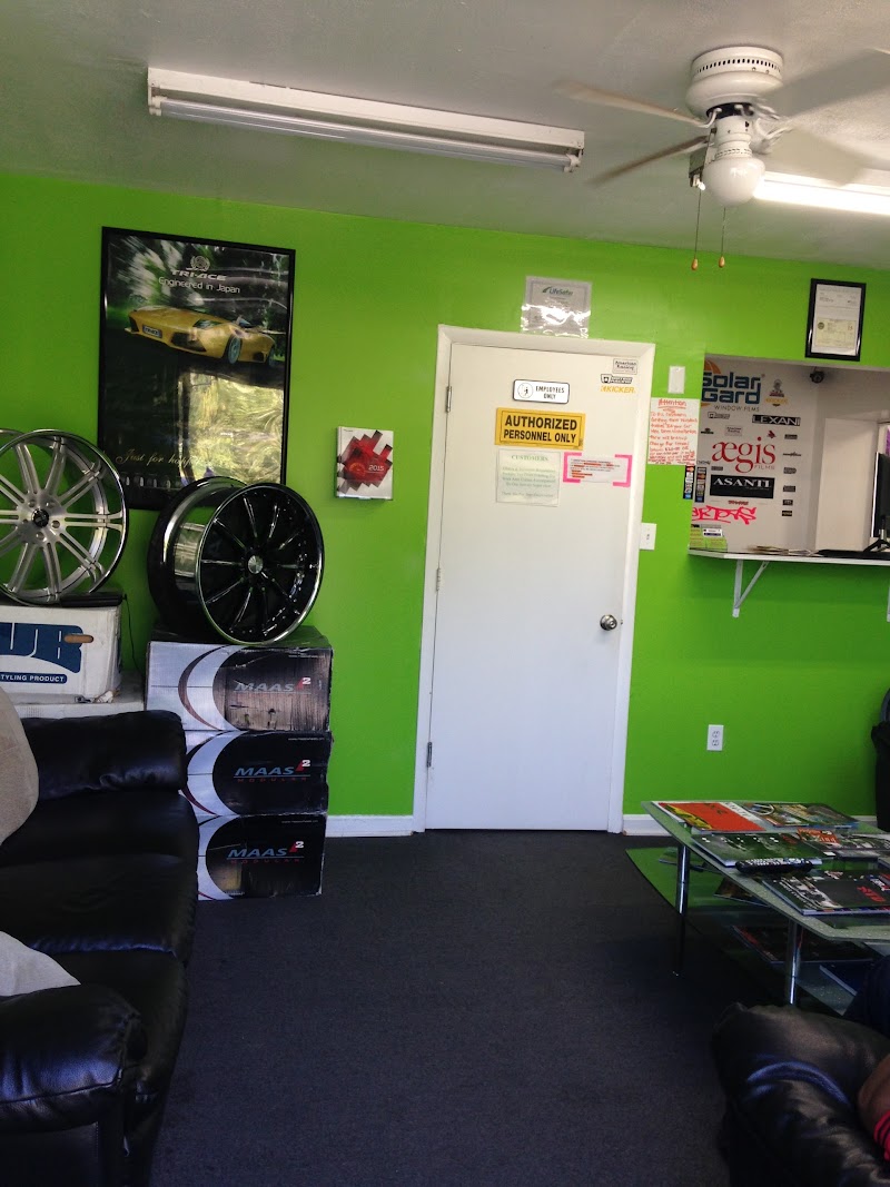 Car window tinting or car window tint