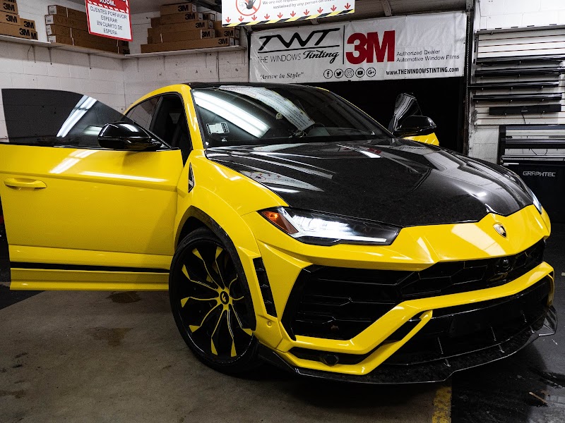 Car window tinting or car window tint