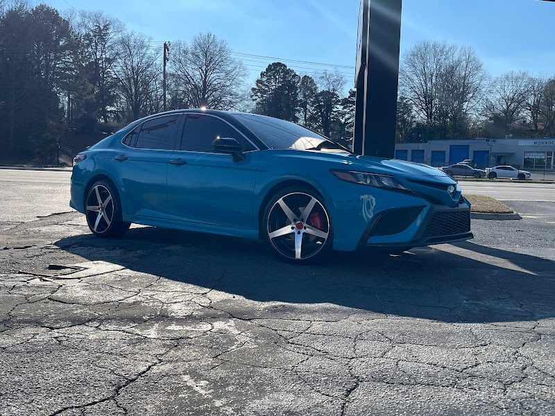 Car window tinting or car window tint