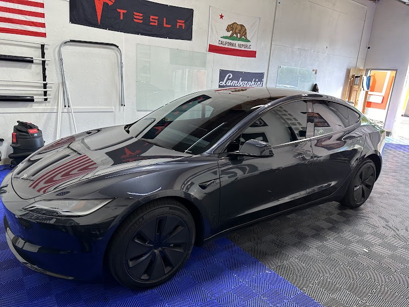 Car window tinting or car window tint
