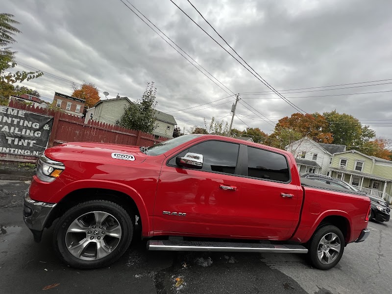 Car window tinting or car window tint
