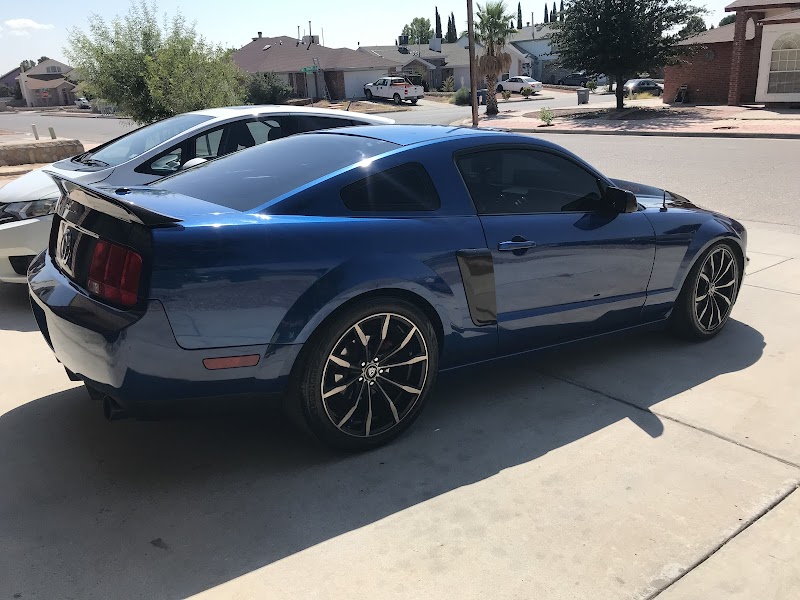 Car window tinting or car window tint