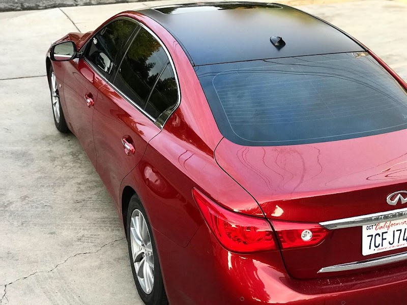 Car window tinting or car window tint