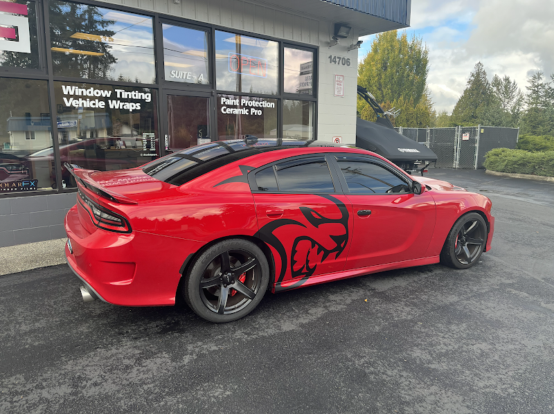 Car window tinting or car window tint