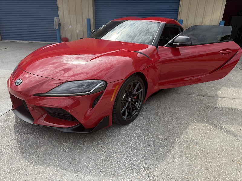 Car window tinting or car window tint