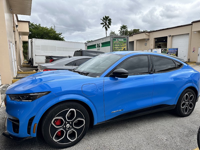 Car window tinting or car window tint