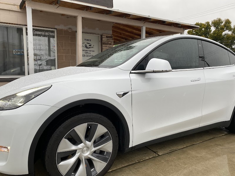 Car window tinting or car window tint