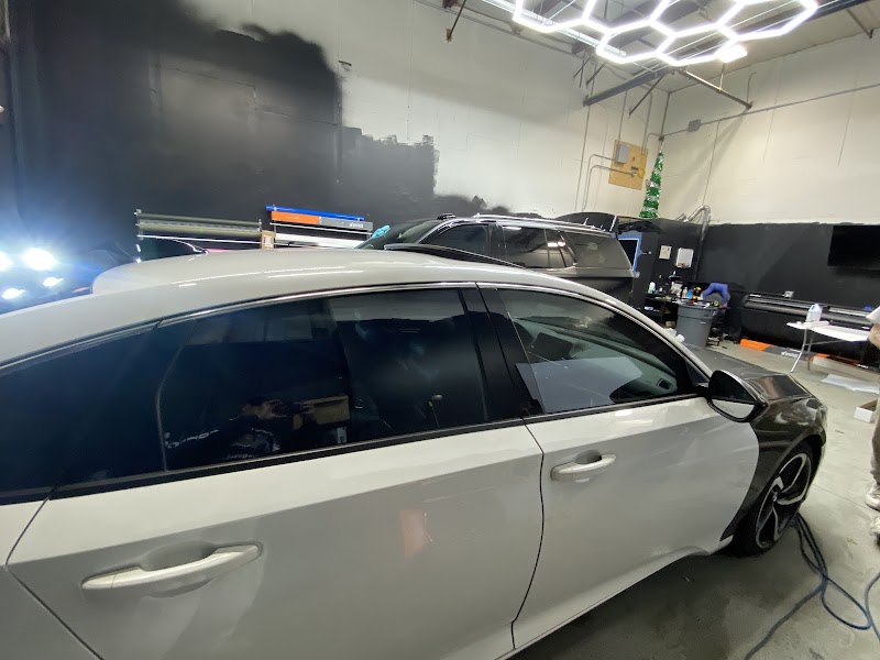 Car window tinting or car window tint