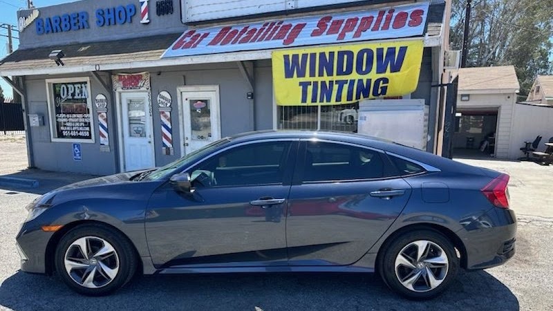Car window tinting or car window tint