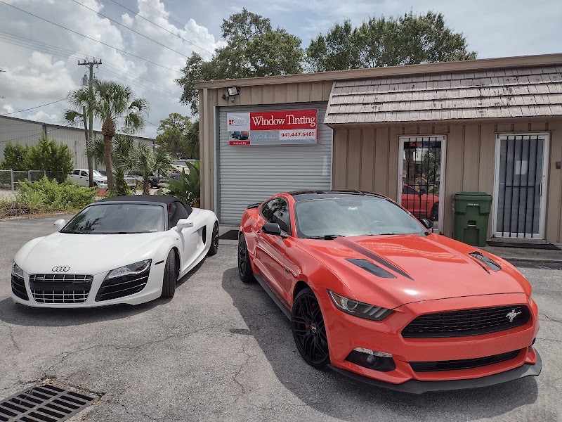 Car window tinting or car window tint