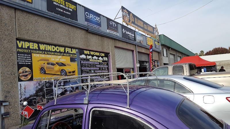 Car window tinting or car window tint
