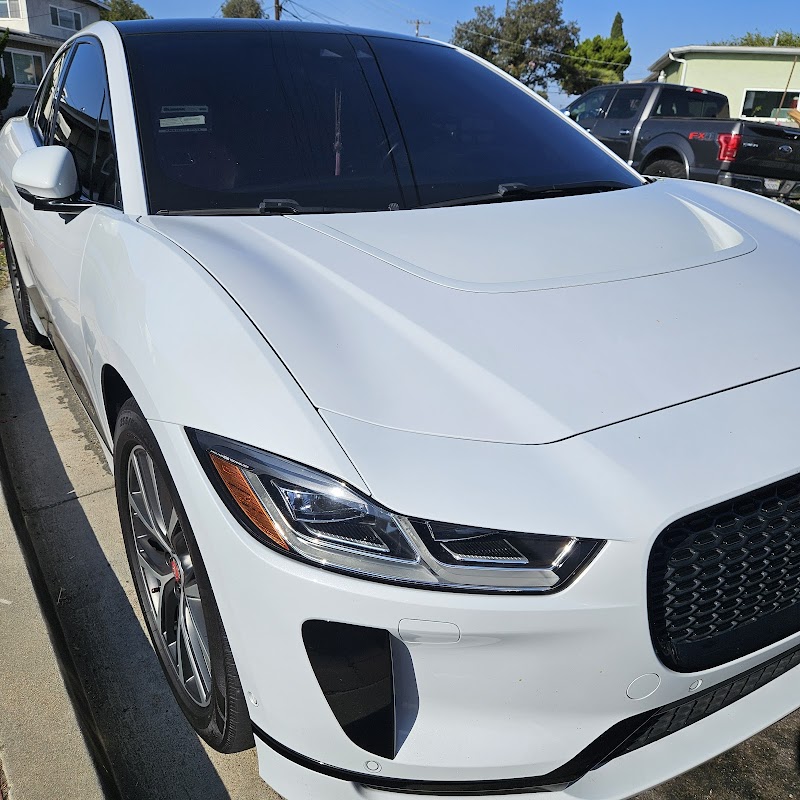 Car window tinting or car window tint
