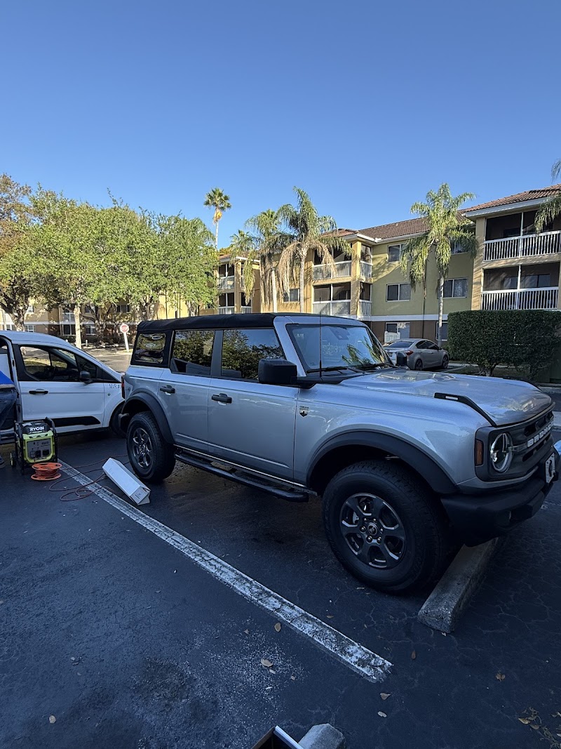 Car window tinting or car window tint