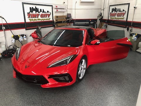 Car window tinting or car window tint