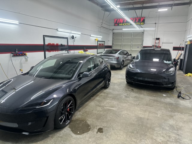 Car window tinting or car window tint