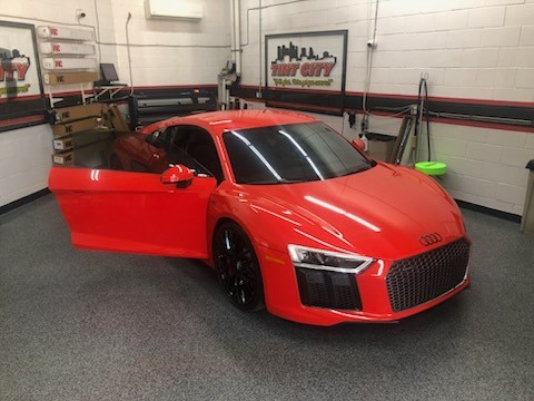 Car window tinting or car window tint