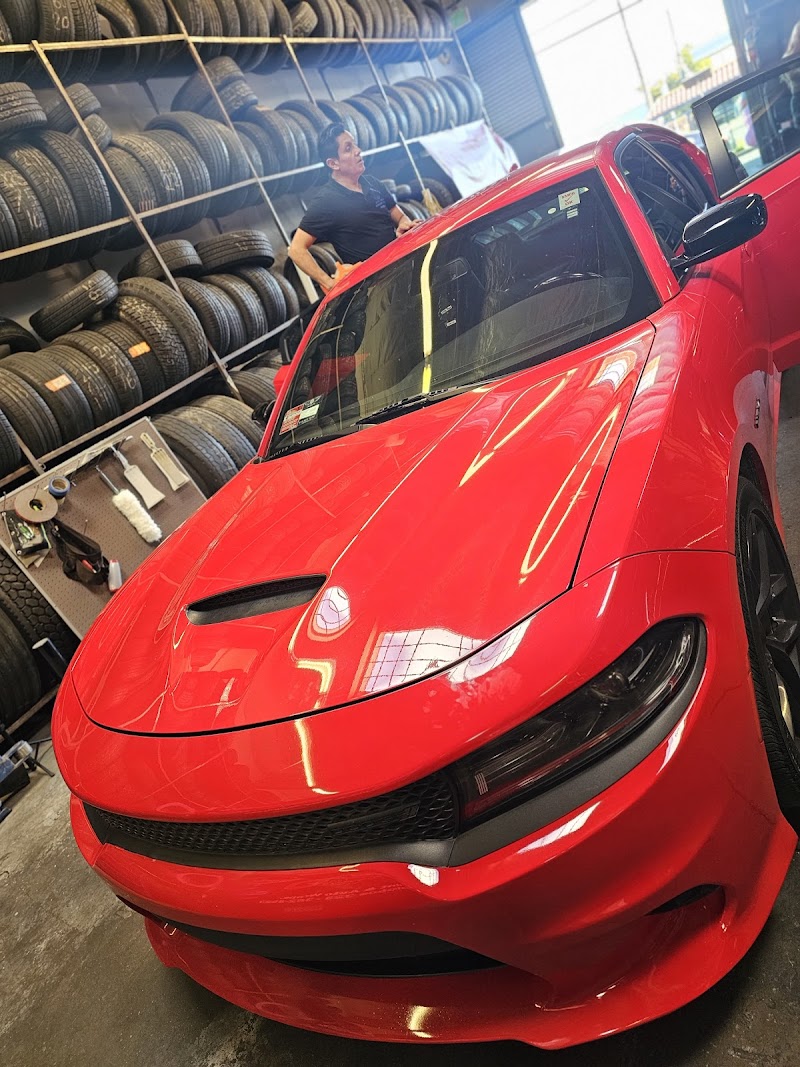 Car window tinting or car window tint