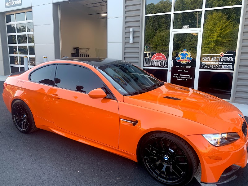 Car window tinting or car window tint