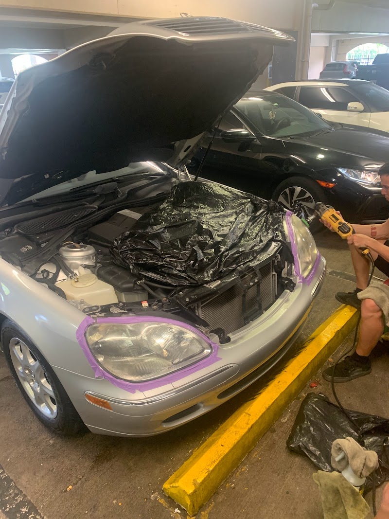 Car window tinting or car window tint