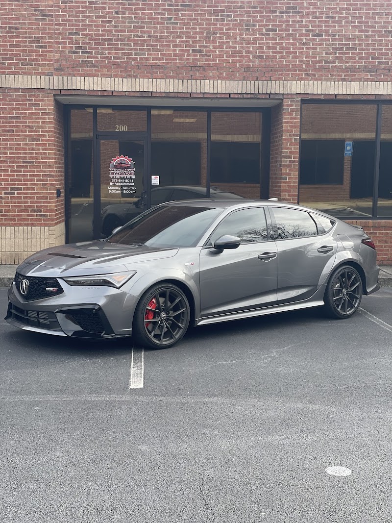 Car window tinting or car window tint