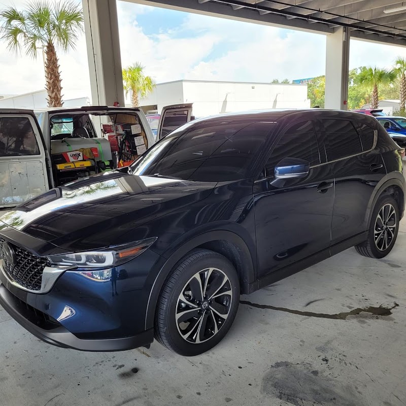Car window tinting or car window tint