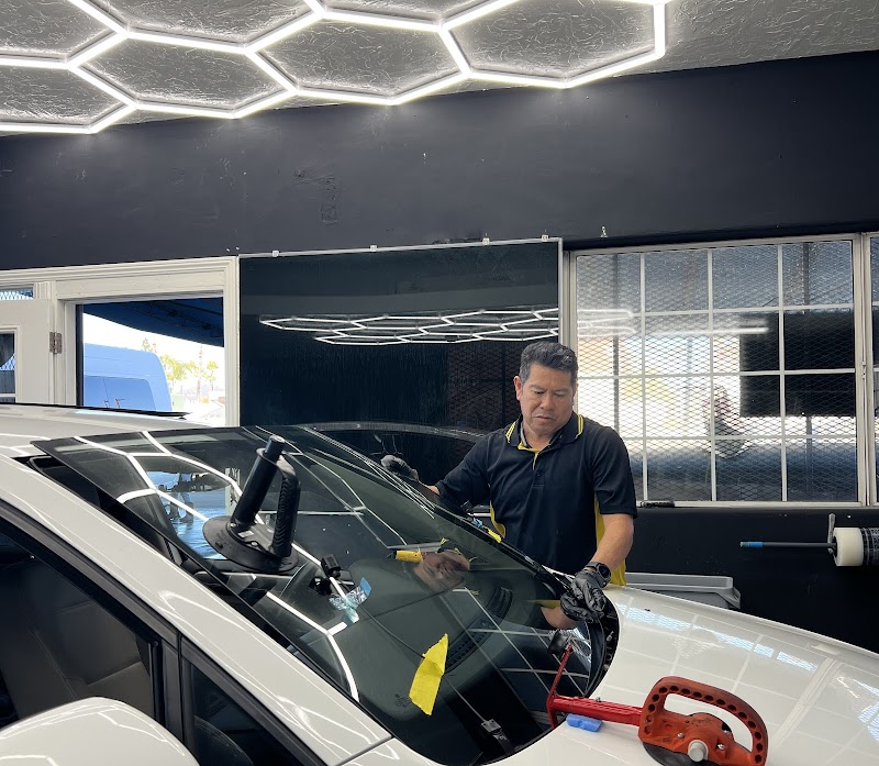 Car window tinting or car window tint