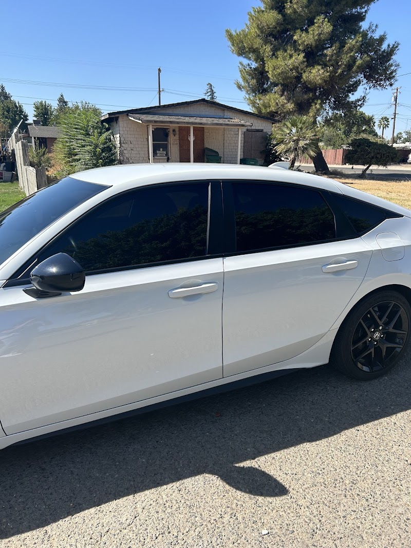 Car window tinting or car window tint