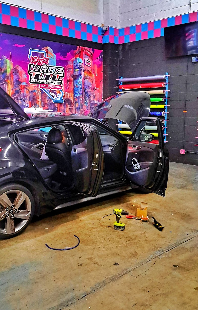 Car window tinting or car window tint