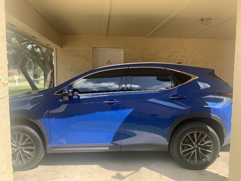 Car window tinting or car window tint