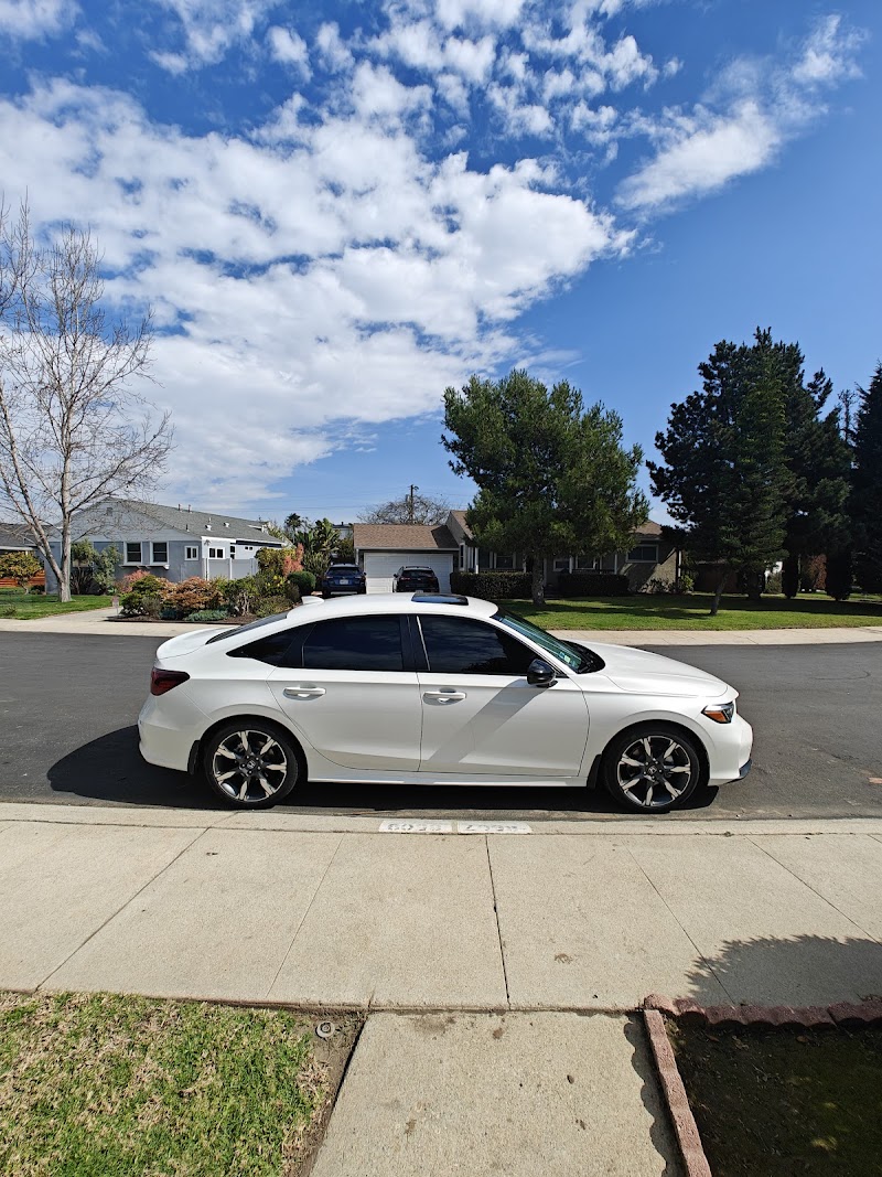 Car window tinting or car window tint