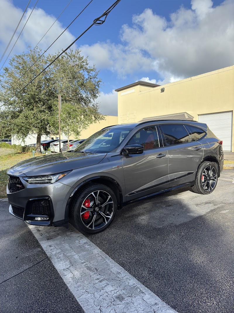 Car window tinting or car window tint
