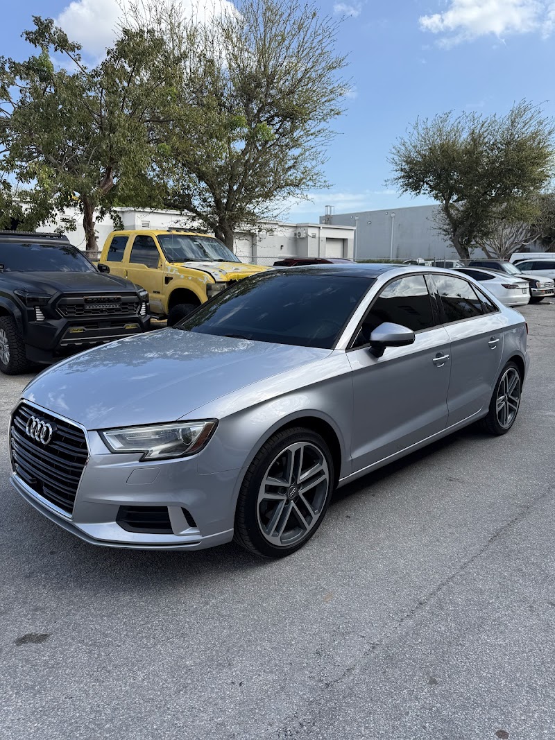 Car window tinting or car window tint